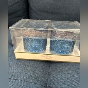 Lilly Pulitzer cocktail glasses